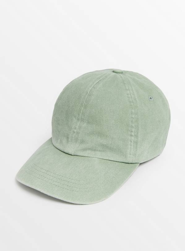 Buy Sage Green Baseball Cap One Size Hats Argos
